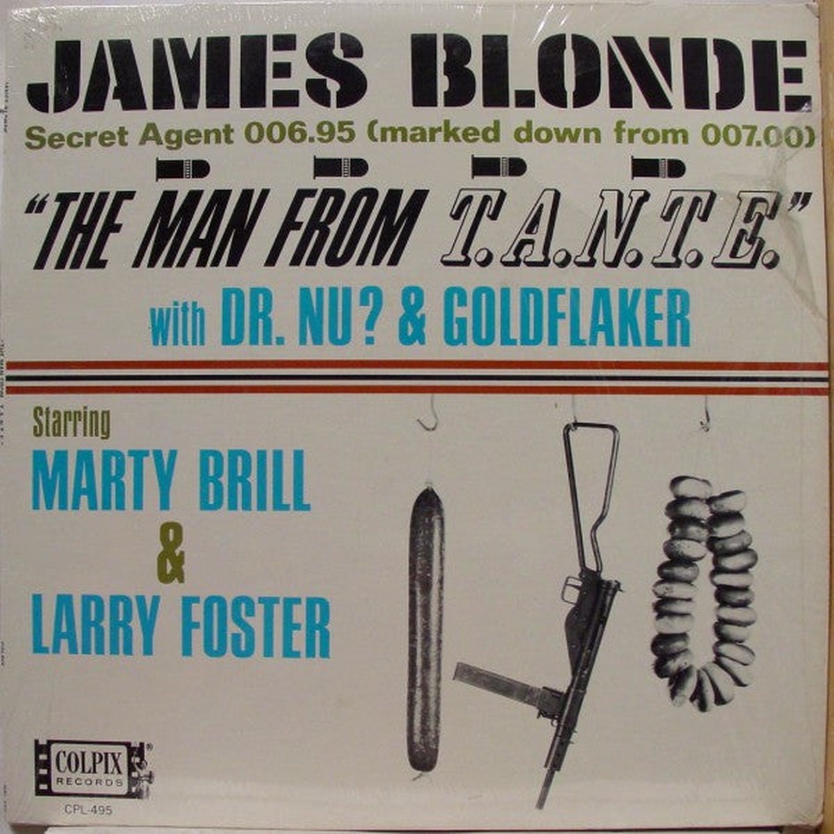 Brill, Marty & Larry Foster - James Blonde ("The Man From T.A.N.T.E.") (Vinyl, VG+)