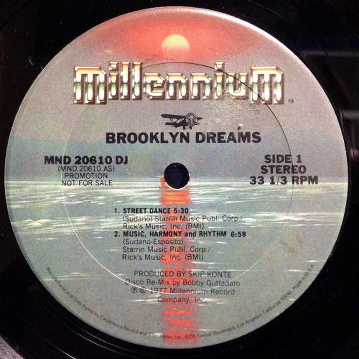 Brooklyn Dreams - Street Dance / Music, Harmony And Rhythm (Vinyl, VG+)