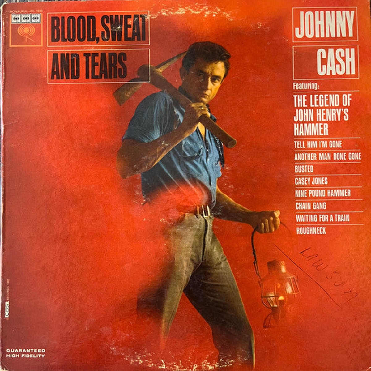 Cash, Johnny - Blood, Sweat And Tears (Vinyl, VG)