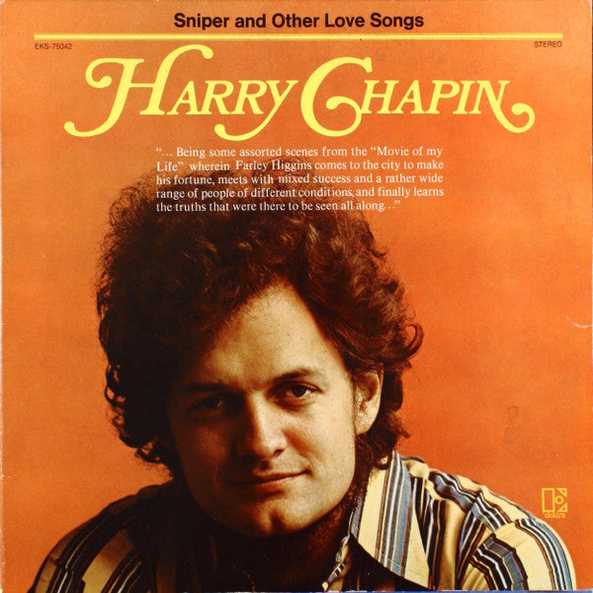 Chapin, Harry - Sniper And Other Love Songs (Vinyl, VG+)