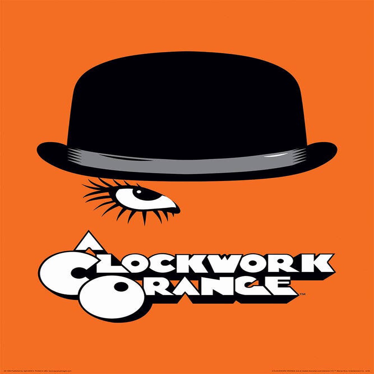 Clockwork Orange Hat Poster - 24" X 36"