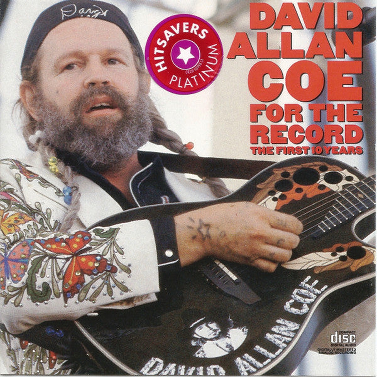 Coe, David Allan - For The Record - The First 10 Years (CD, VG+)