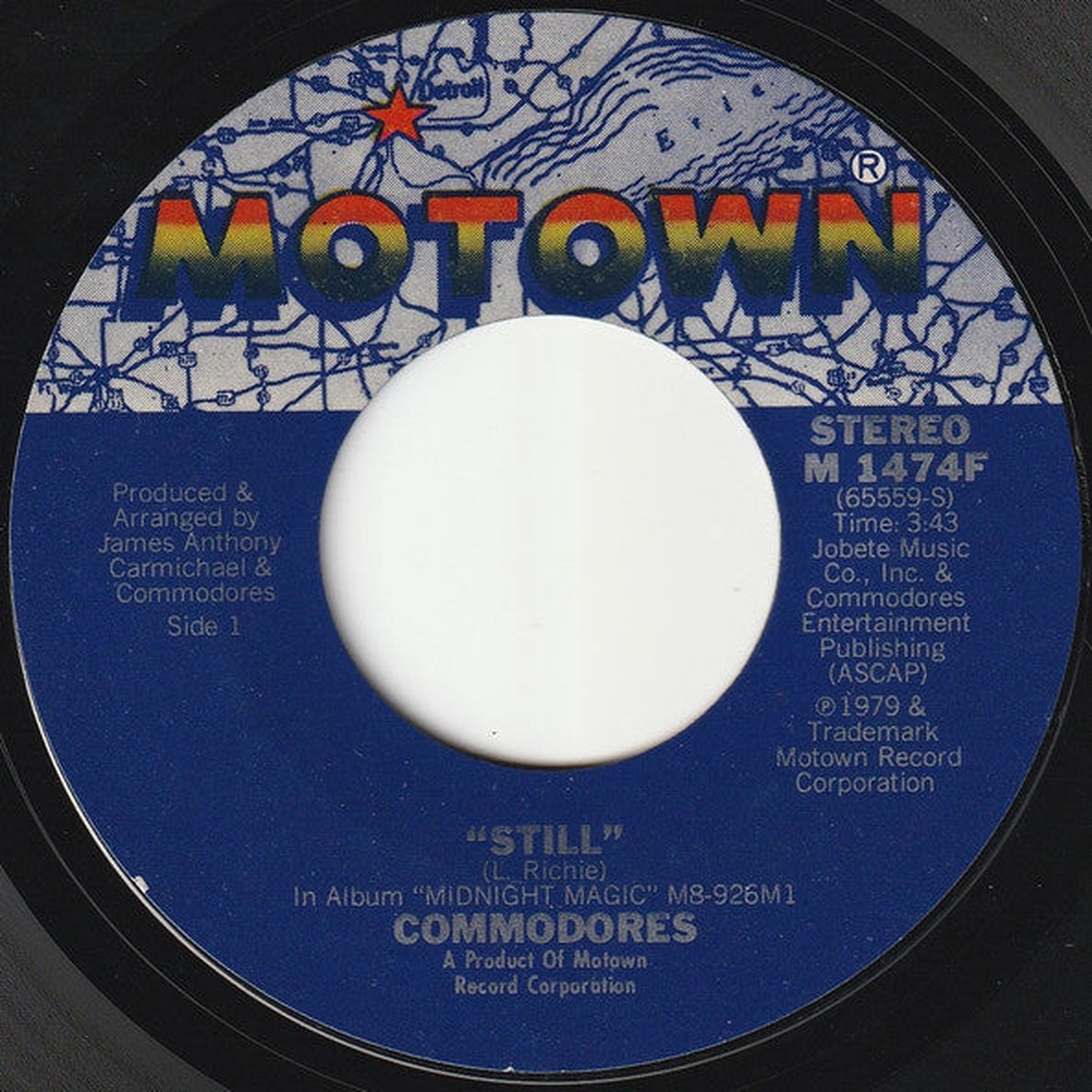 Commodores - Still / Such A Woman (Vinyl, G+) (45)