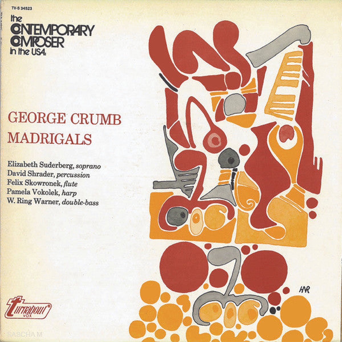 Crumb, George - Madrigals (Vinyl, VG)