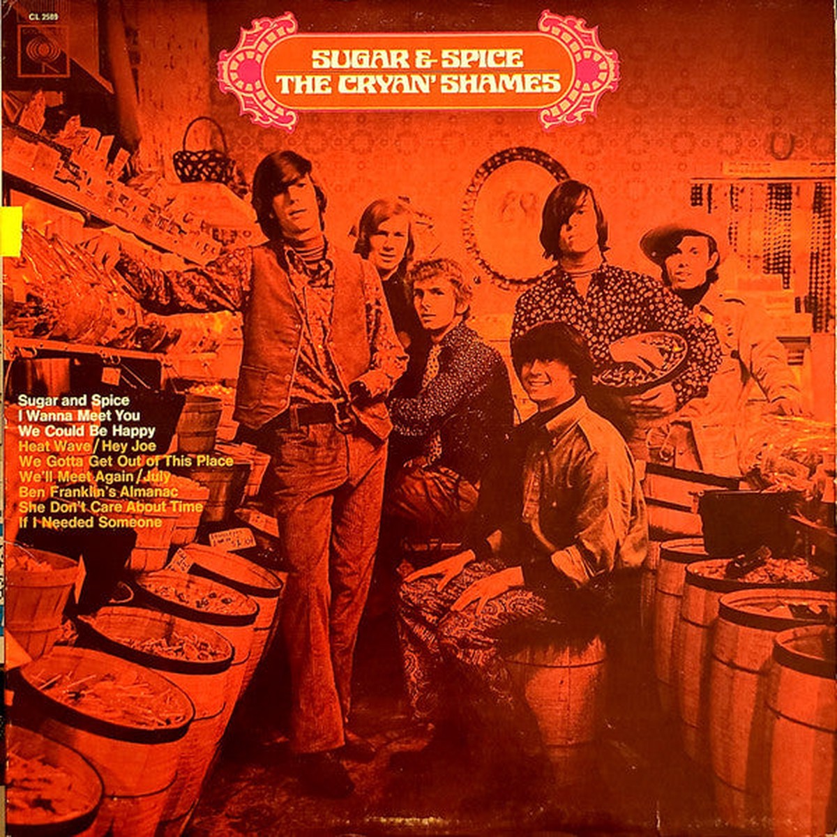 Cryan' Shames - Sugar & Spice (Vinyl, VG)
