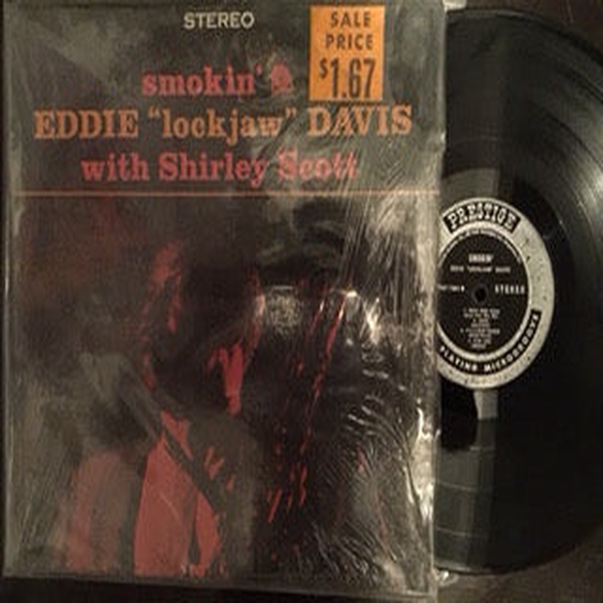 Davis, Eddie Lockjaw With Shirley Scott - Smokin' (Vinyl, VG+)