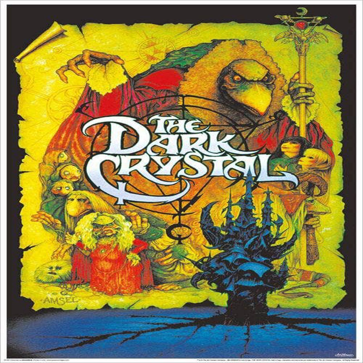 Dark Crystal Blacklight Poster 24" x 36"