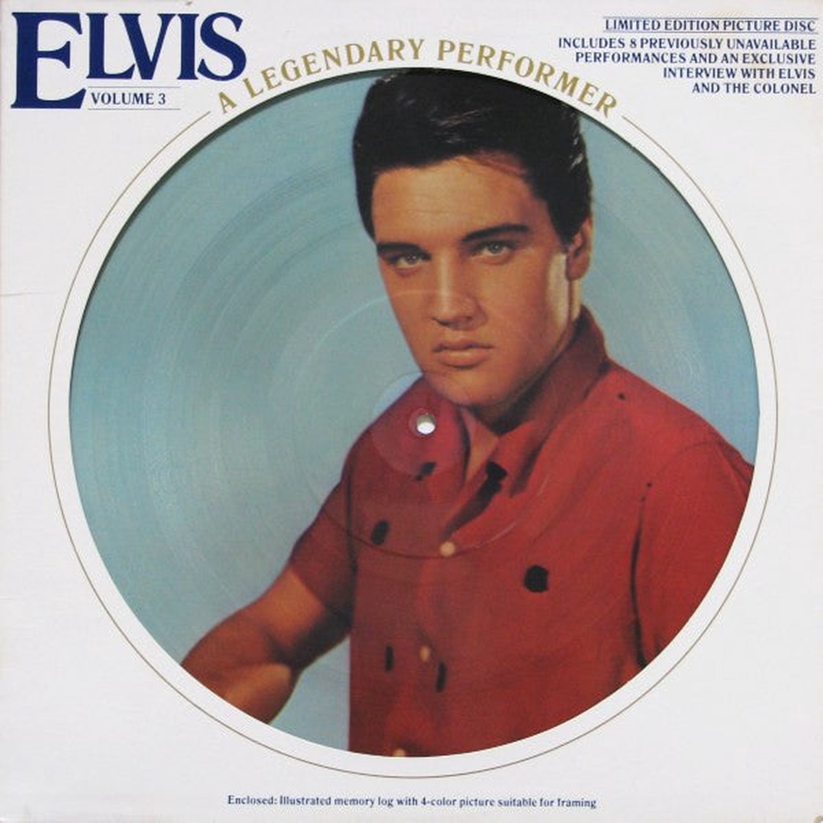 Elvis - A Legendary Performer - Volume 3 (Vinyl, VG+)