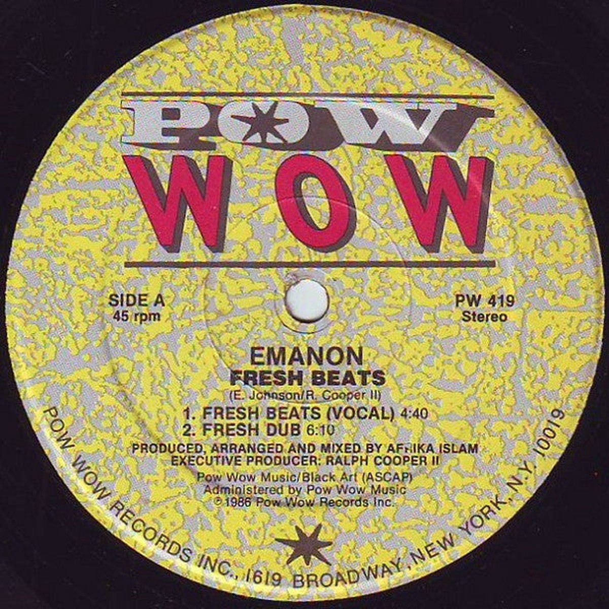 Emanon - Fresh Beats (Vinyl, VG+)