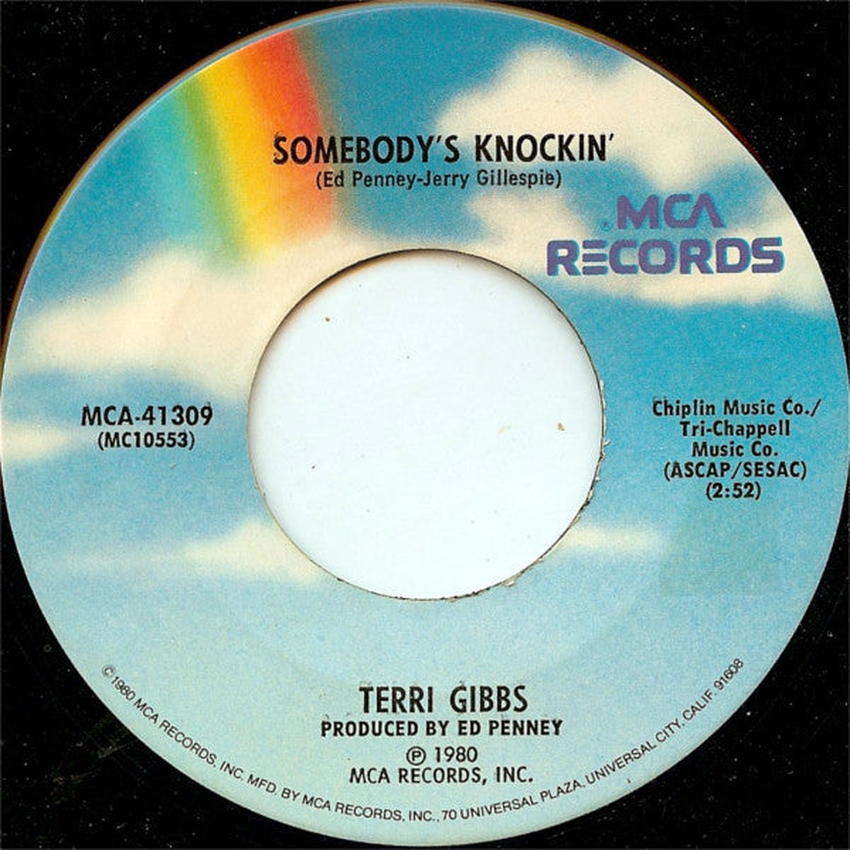 Gibbs, Terri - Somebody's Knockin' (VG)