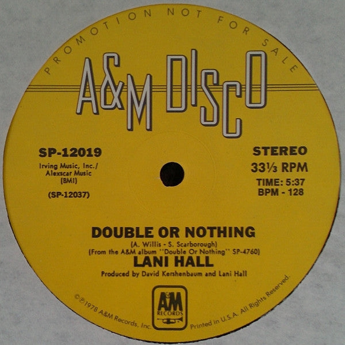 Hall, Lani - Double Or Nothing (M)