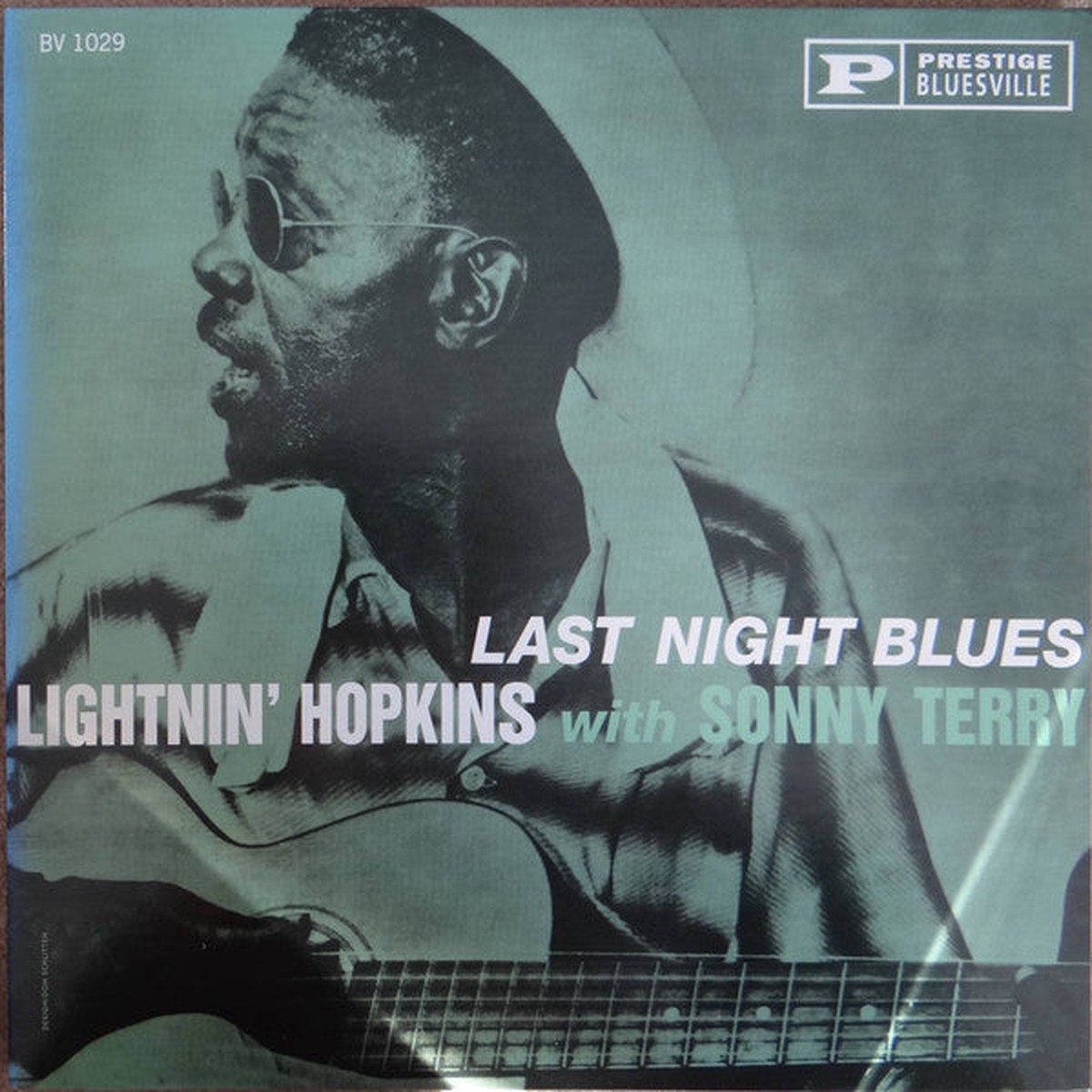 Hopkins, Lightnin' With Sonny Terry - Last Night Blues (Vinyl, VG+)