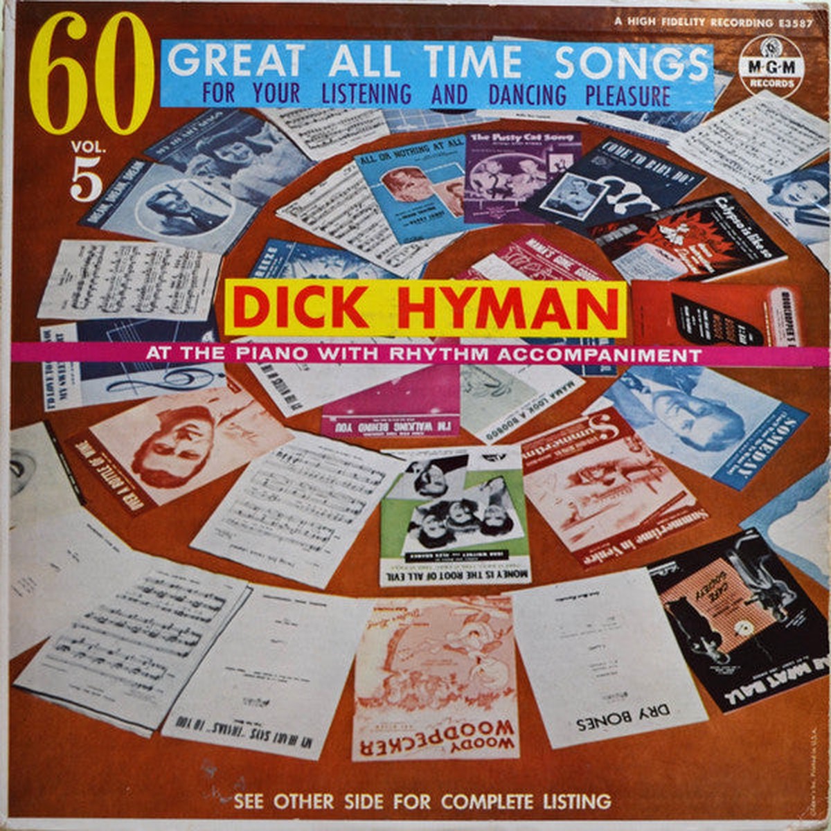 Hyman, Dick - 60 Great All Time Songs For Your Listening And Dancing Pleasure Vol.5 (VG)