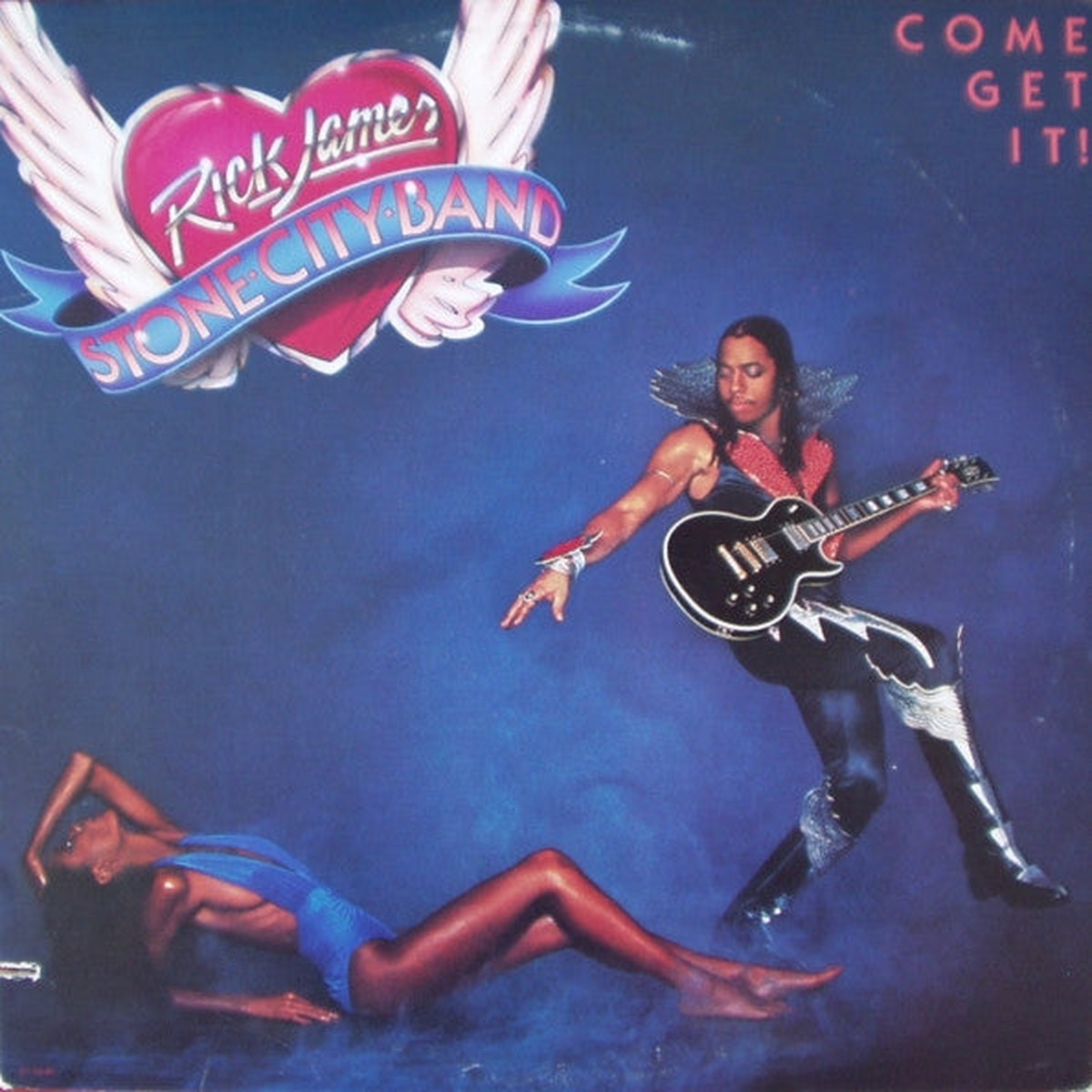 James, Rick & Stone City Band - Come Get It! (Vinyl, VG+)