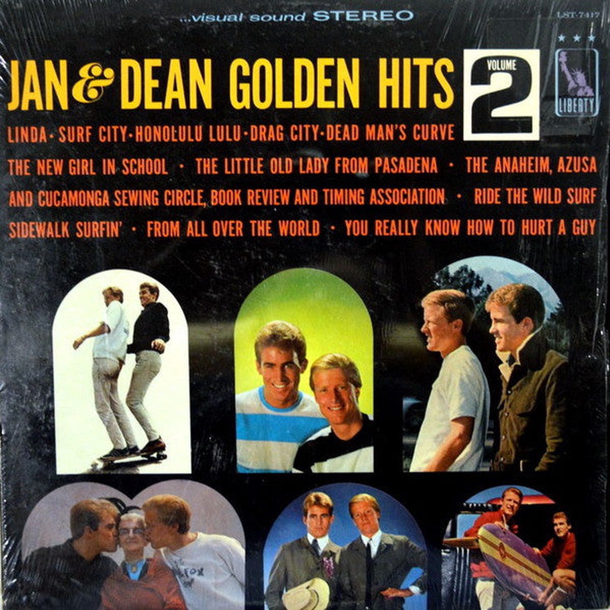 Jan & Dean - Jan & Dean Golden Hits Volume 2 (Vinyl, VG)