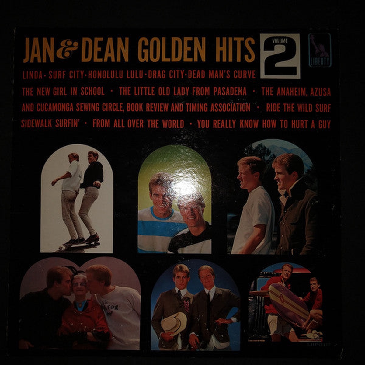 Jan & Dean - Jan & Dean Golden Hits Volume 2 (Vinyl, VG)