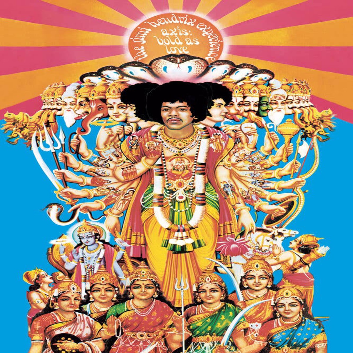 Jimi Hendrix Axis Poster - 24" X 36"