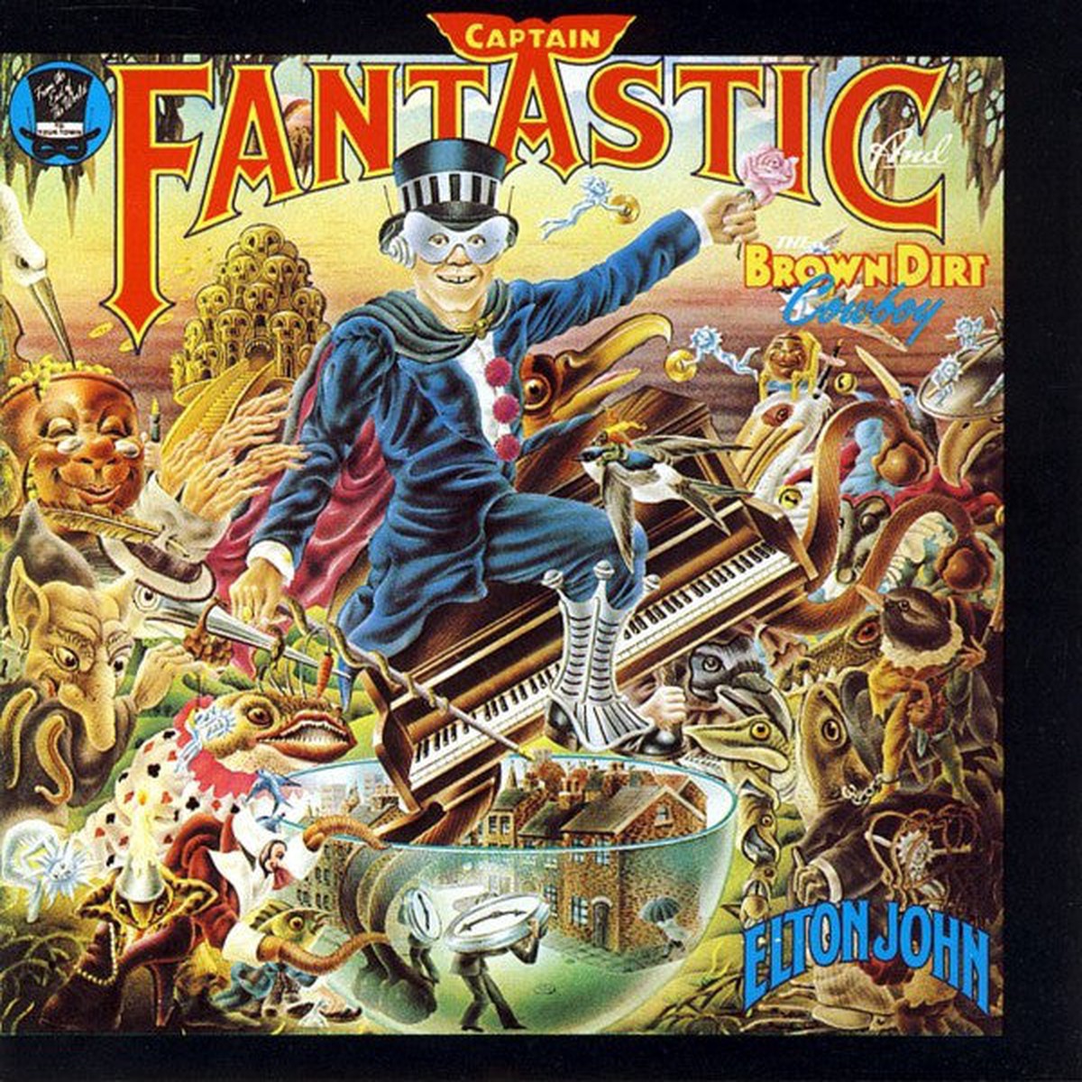 John, Elton - Captain Fantastic And The Brown Dirt Cowboy (CD, VG+)