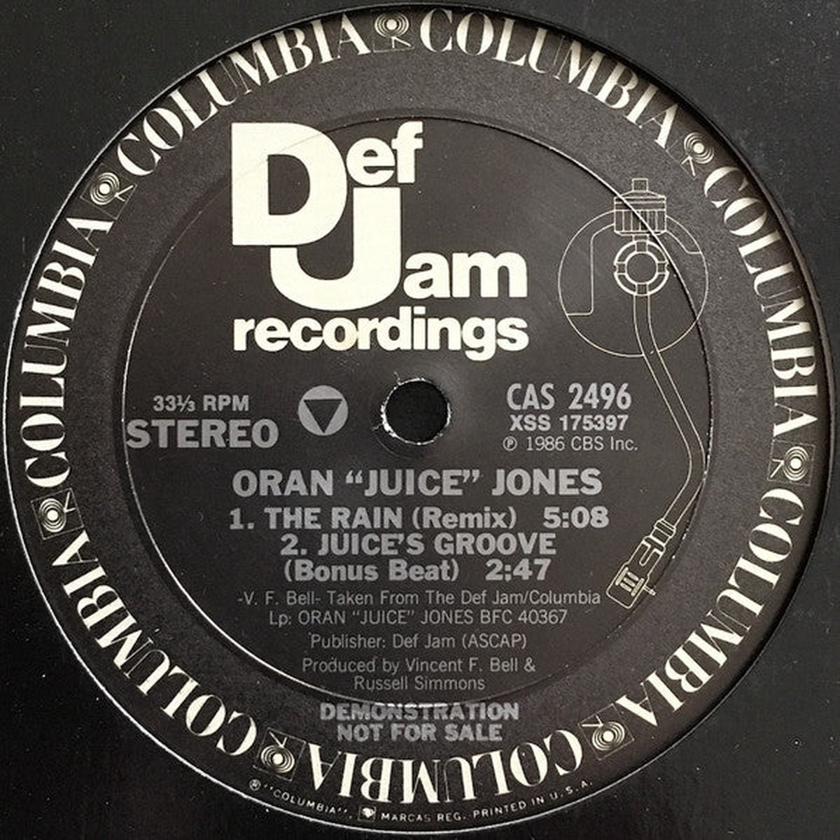 Jones, Oran "Juice" - The Rain (Remix) (Vinyl, VG+)