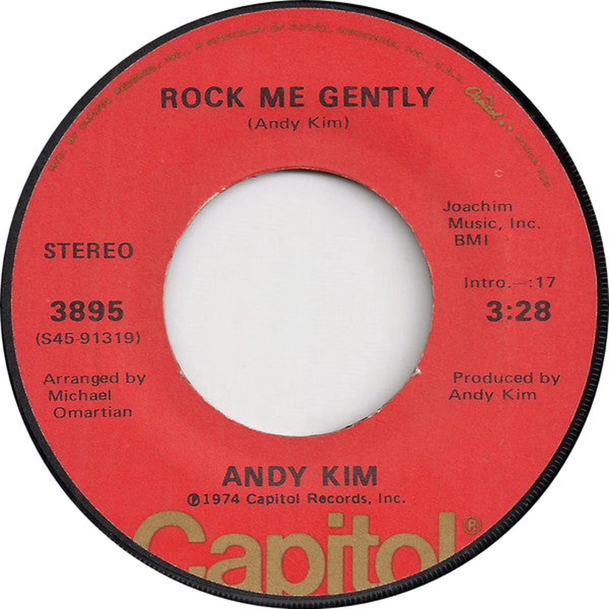 Kim, Andy - Rock Me Gently (VG+)