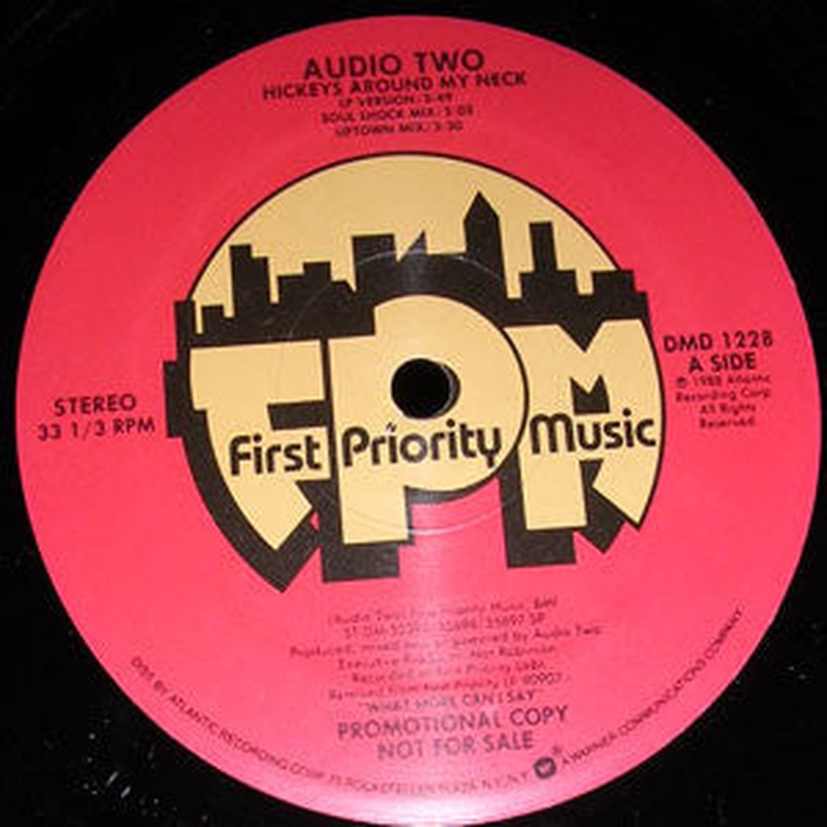 Audio Two - Hickeys Around My Neck (Vinyl, VG)