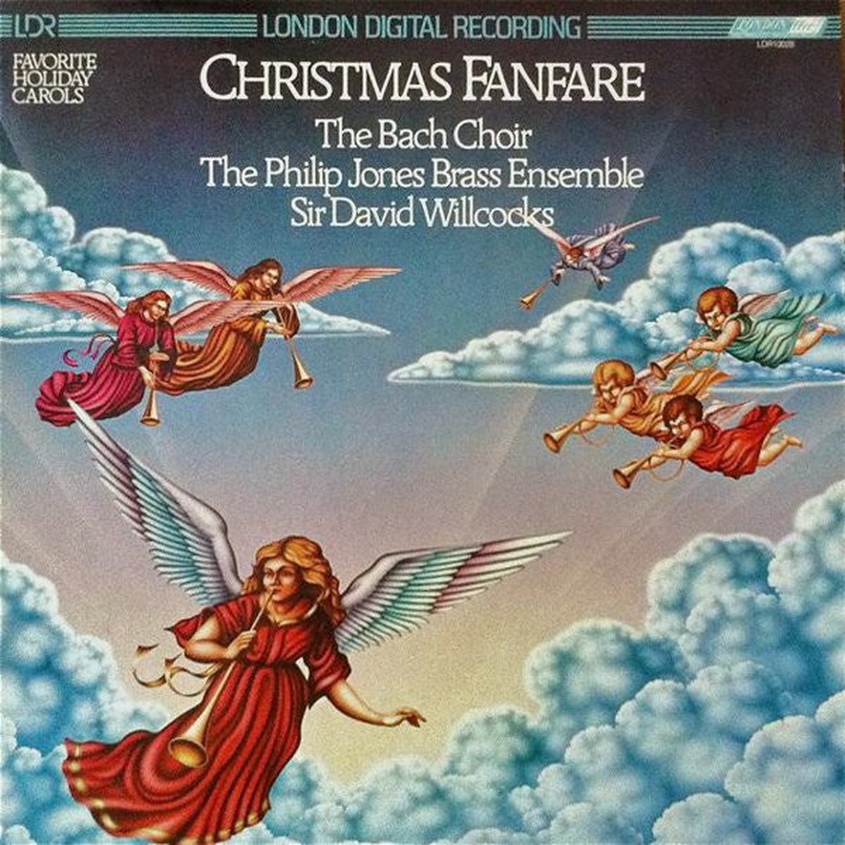 Bach Choir, Philip Jones Brass Ensemble, David Willcocks - Christmas Fanfare (Vinyl, VG)