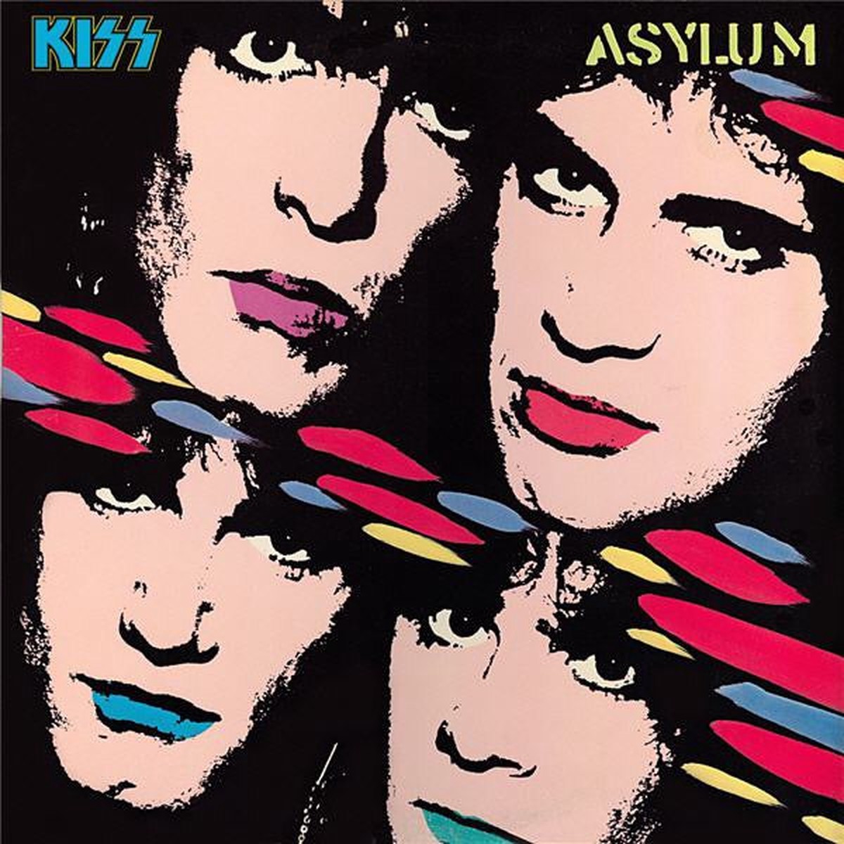 Kiss - Asylum (Vinyl, G+)