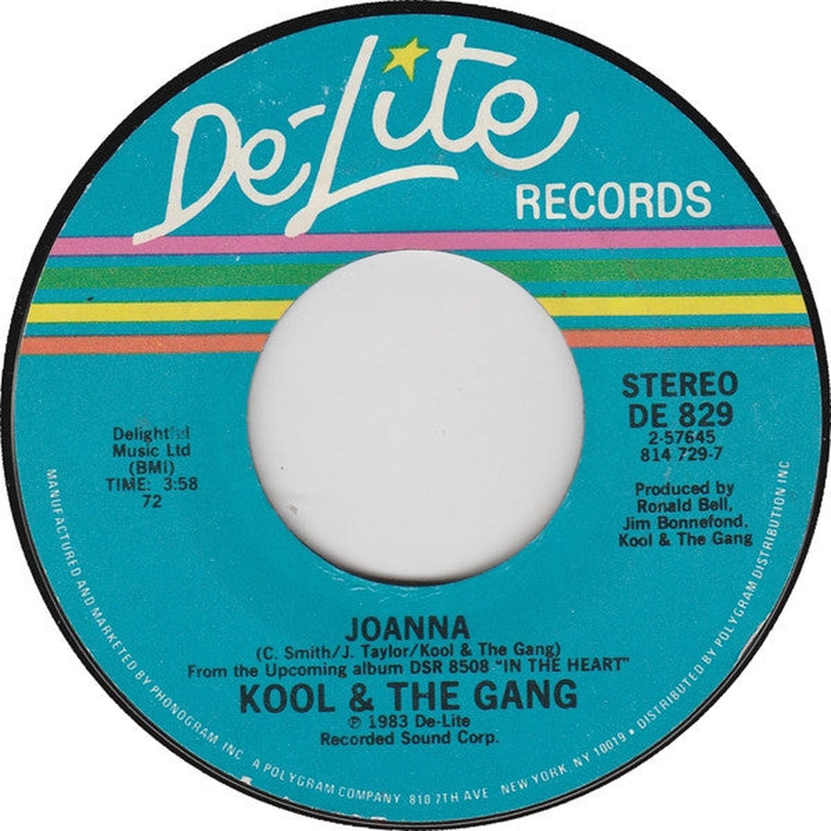 Kool & The Gang - Joanna (Vinyl, VG+) (45)