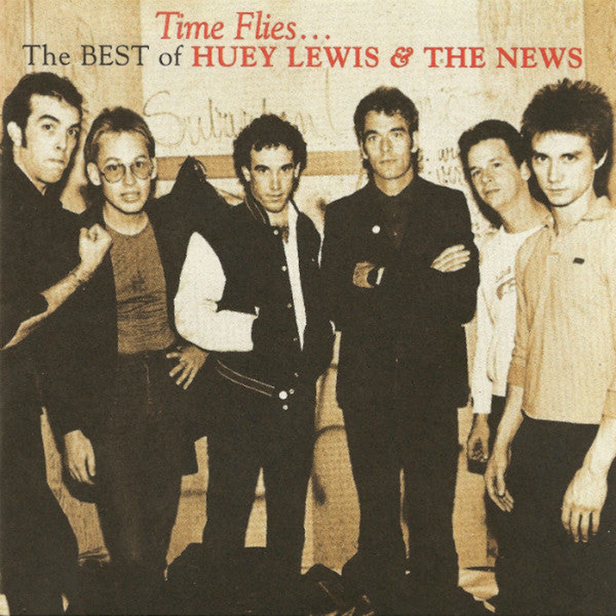 Lewis, Huey & The News - Time Flies... The Best Of Huey Lewis & The News (CD, VG+)