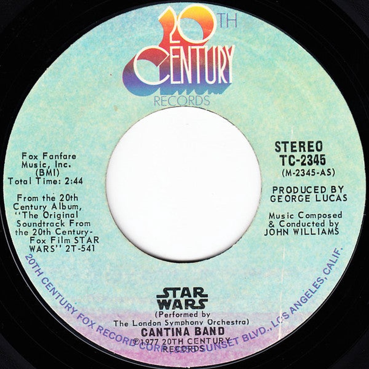 London Symphony Orchestra - Cantina Band / Star Wars (Main Title) (Vinyl, VG)