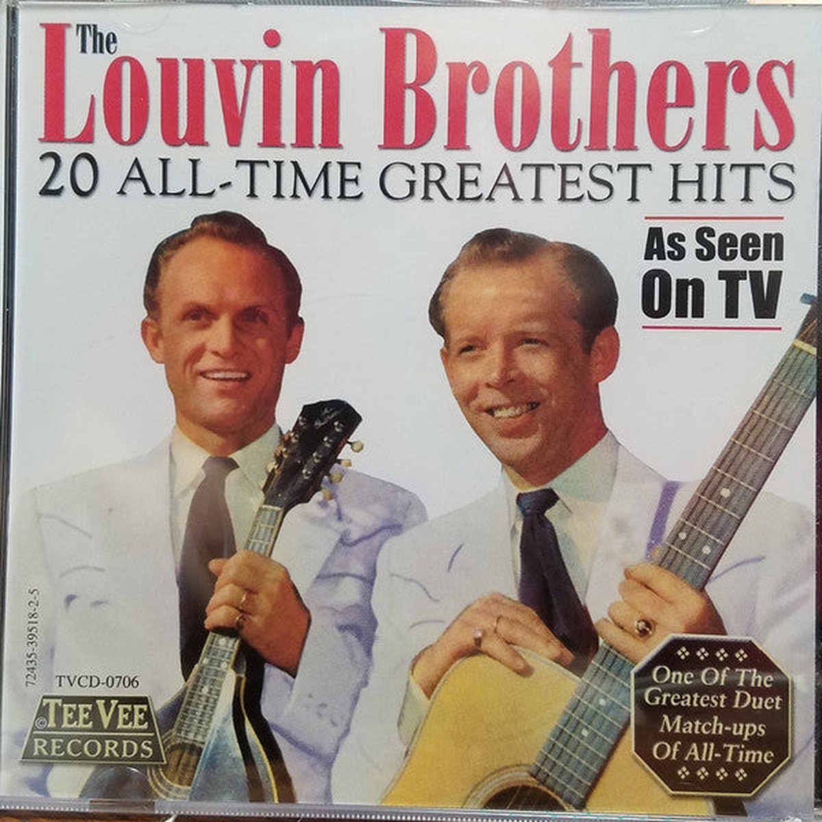 Louvin Brothers - 20 All-Time Greatest Hits (CD, VG+)