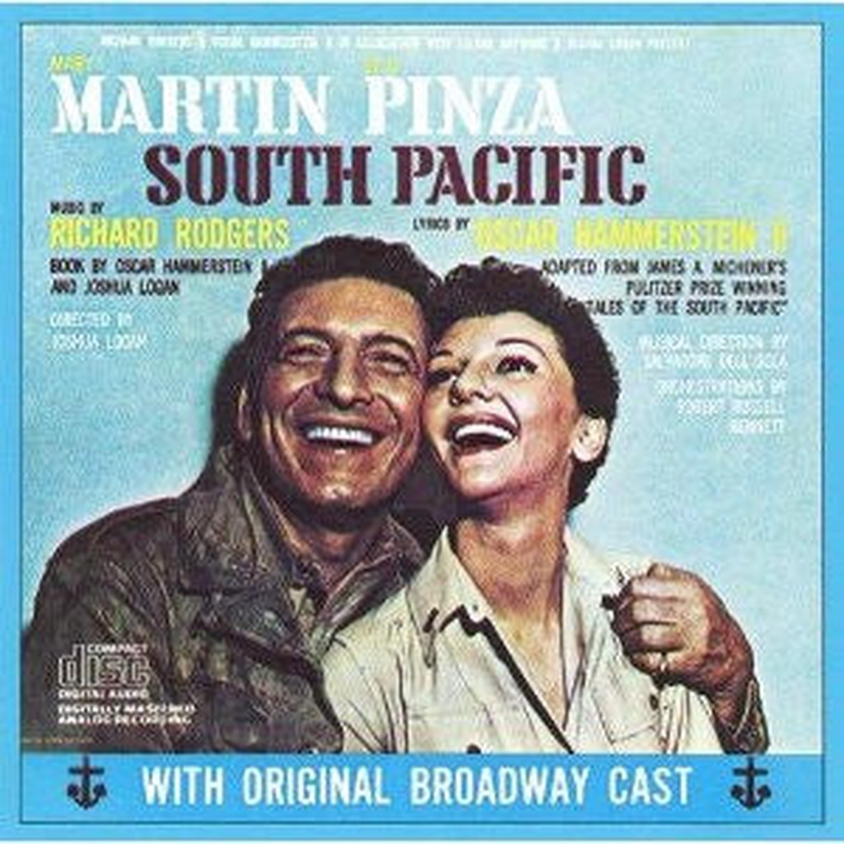 Martin, Mary, Ezio Pinza With Original Broadway Cast* - South Pacific (CD, VG+)