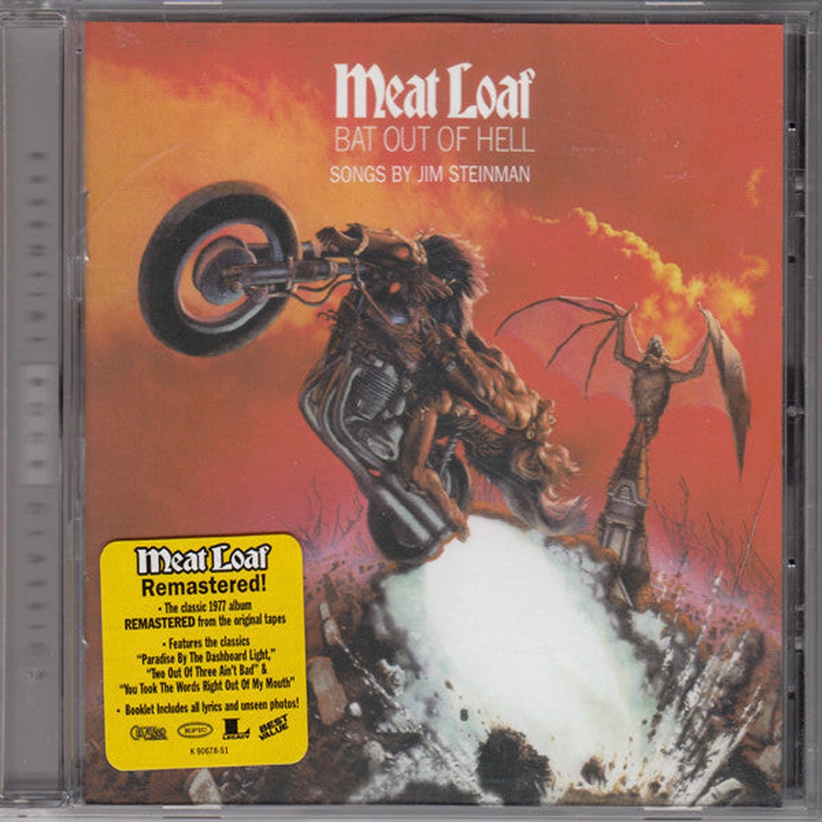 Meat Loaf - Bat Out Of Hell (CD, VG+)