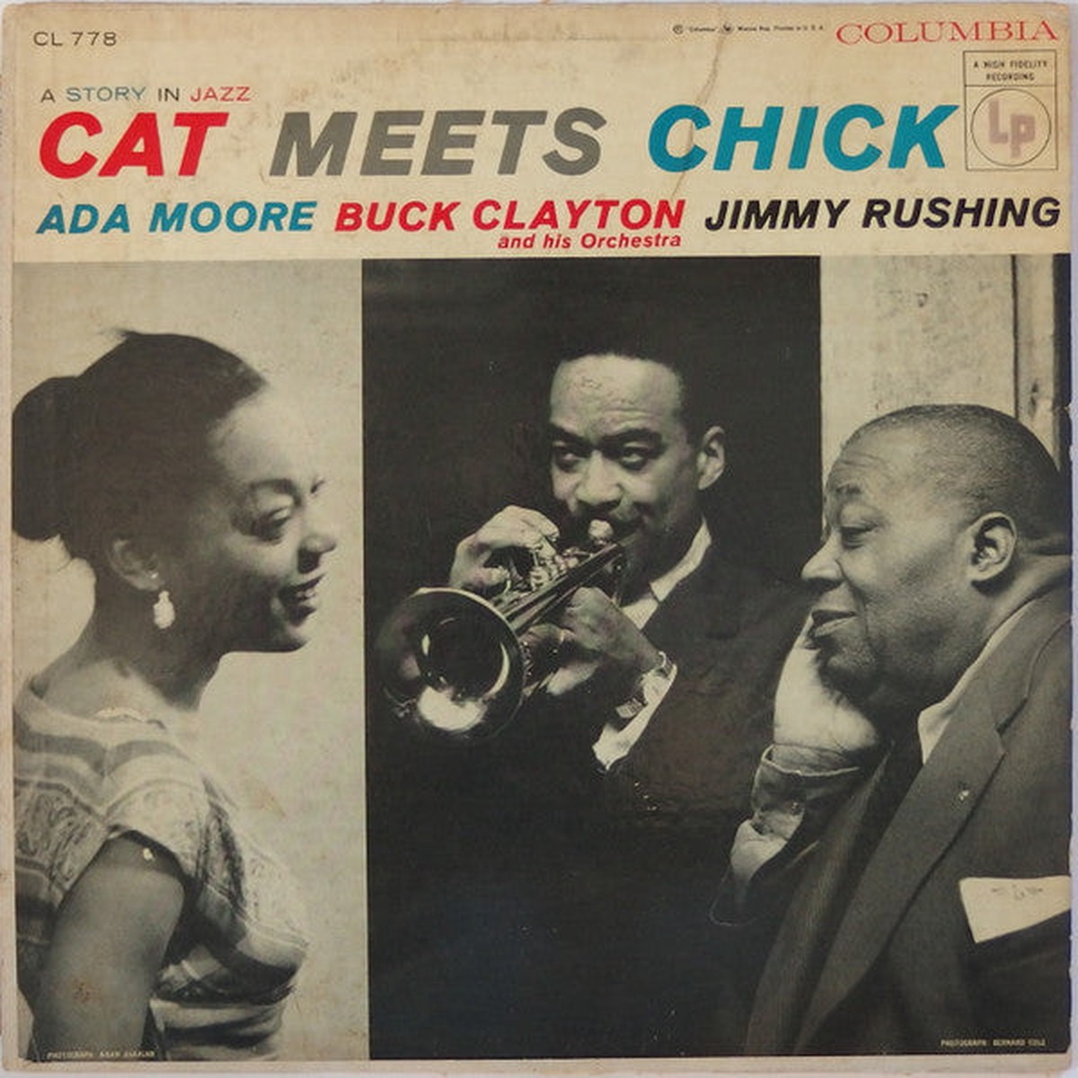Moore, Ada with Buck Clayton And His Orchestra, Jimmy Rushing - Cat Meets Chick A Story In Jazz (Vinyl, VG)
