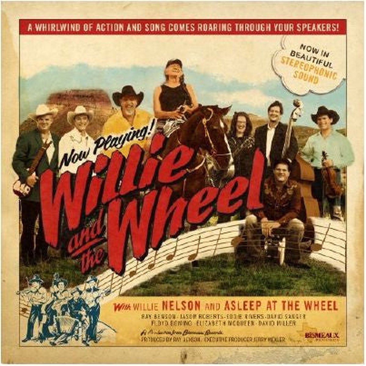Nelson, Willie & Asleep At The Wheel - Willie And The Wheel (Vinyl, VG+)