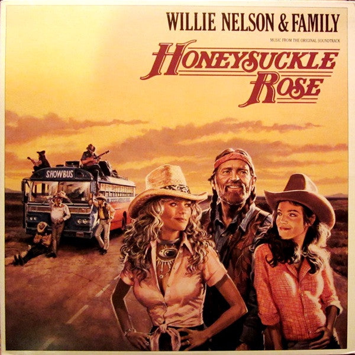 Nelson, Willie & Family - Honeysuckle Rose (Music From The Original Soundtrack) (Vinyl, VG+)