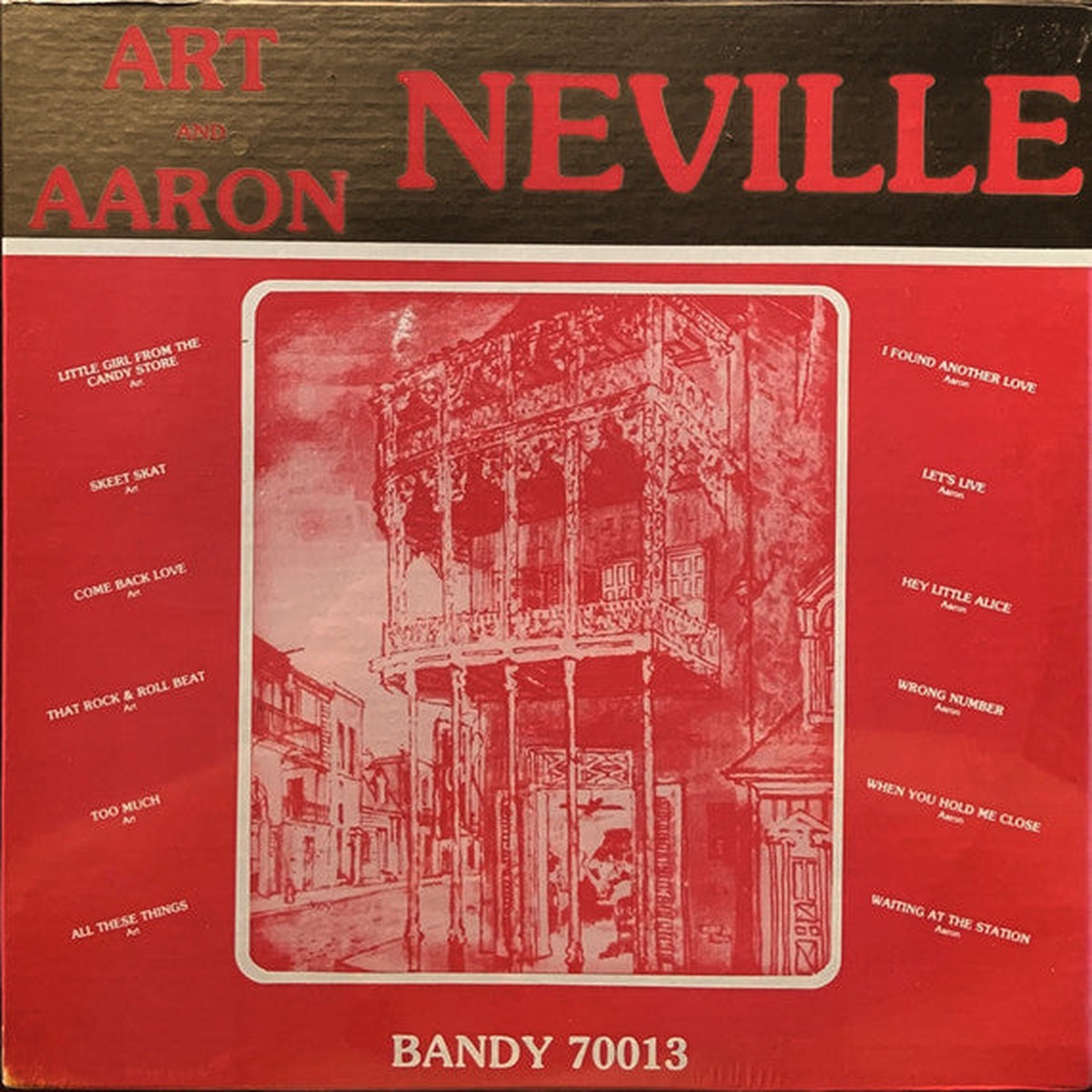 Neville, Art And Aaron - The Best Of Art And Aaron Neville (Vinyl, VG+)
