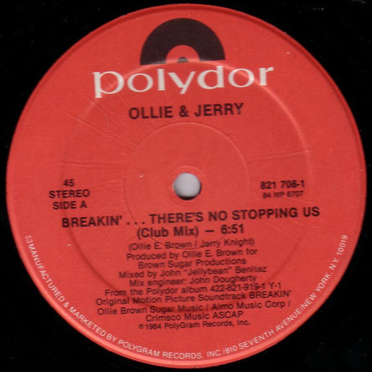 Ollie & Jerry - Breakin'... There's No Stopping Us (Vinyl, VG)
