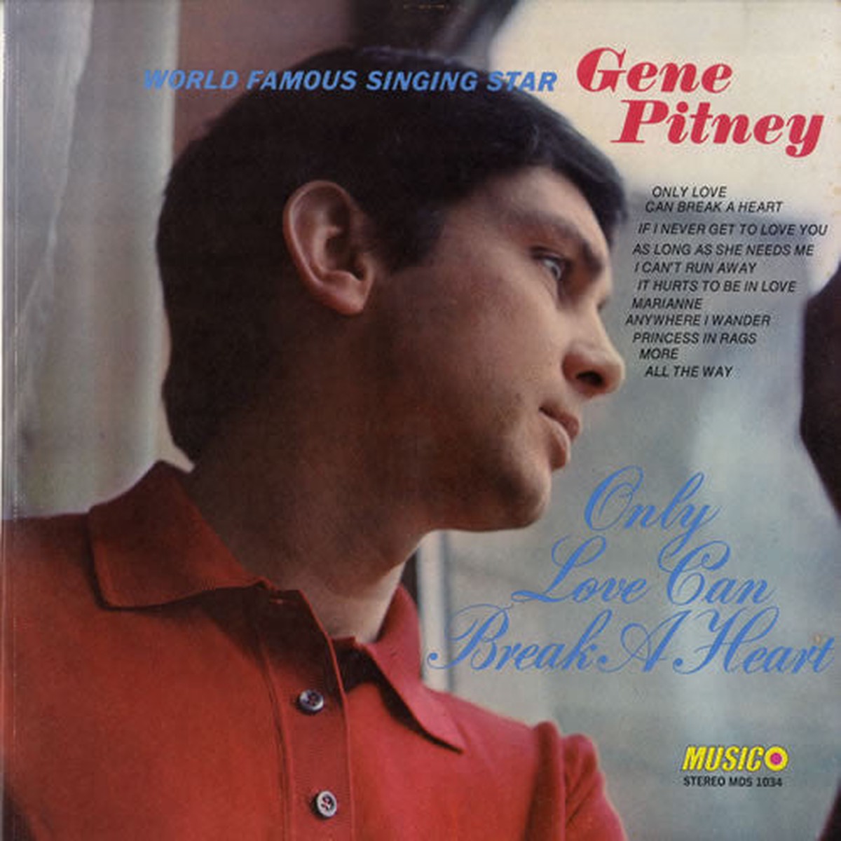 Pitney, Gene - Only Love Can Break A Heart (VG+)