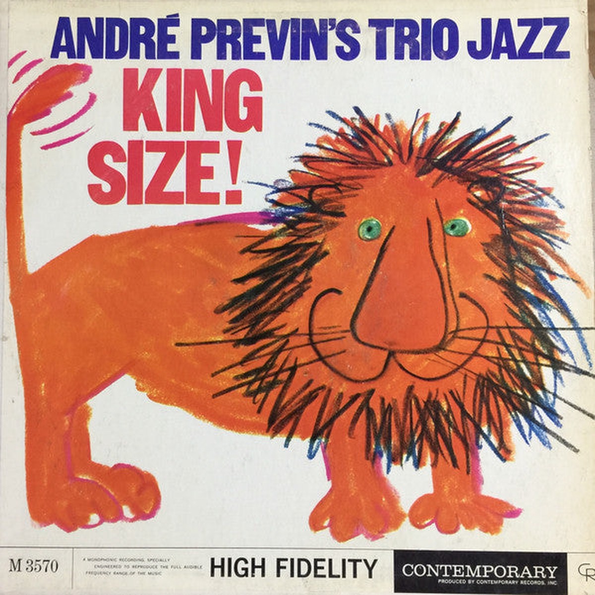 Previn's, Andre Trio Jazz - King Size! (Vinyl, VG)