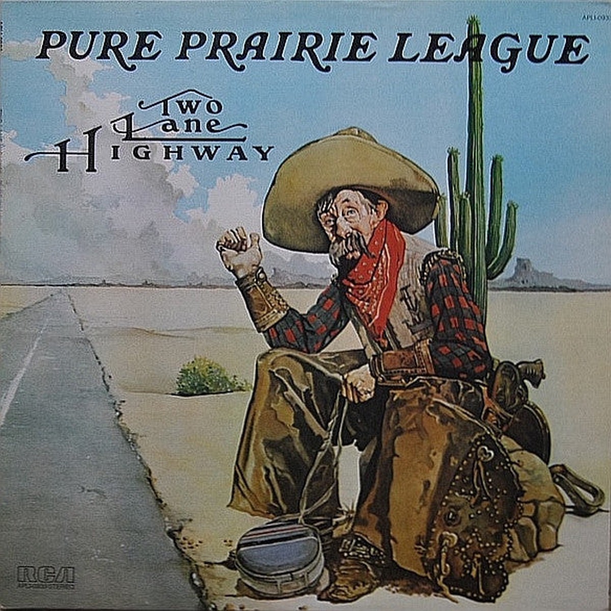 Pure Prairie League - Two Lane Highway (Vinyl, VG+)