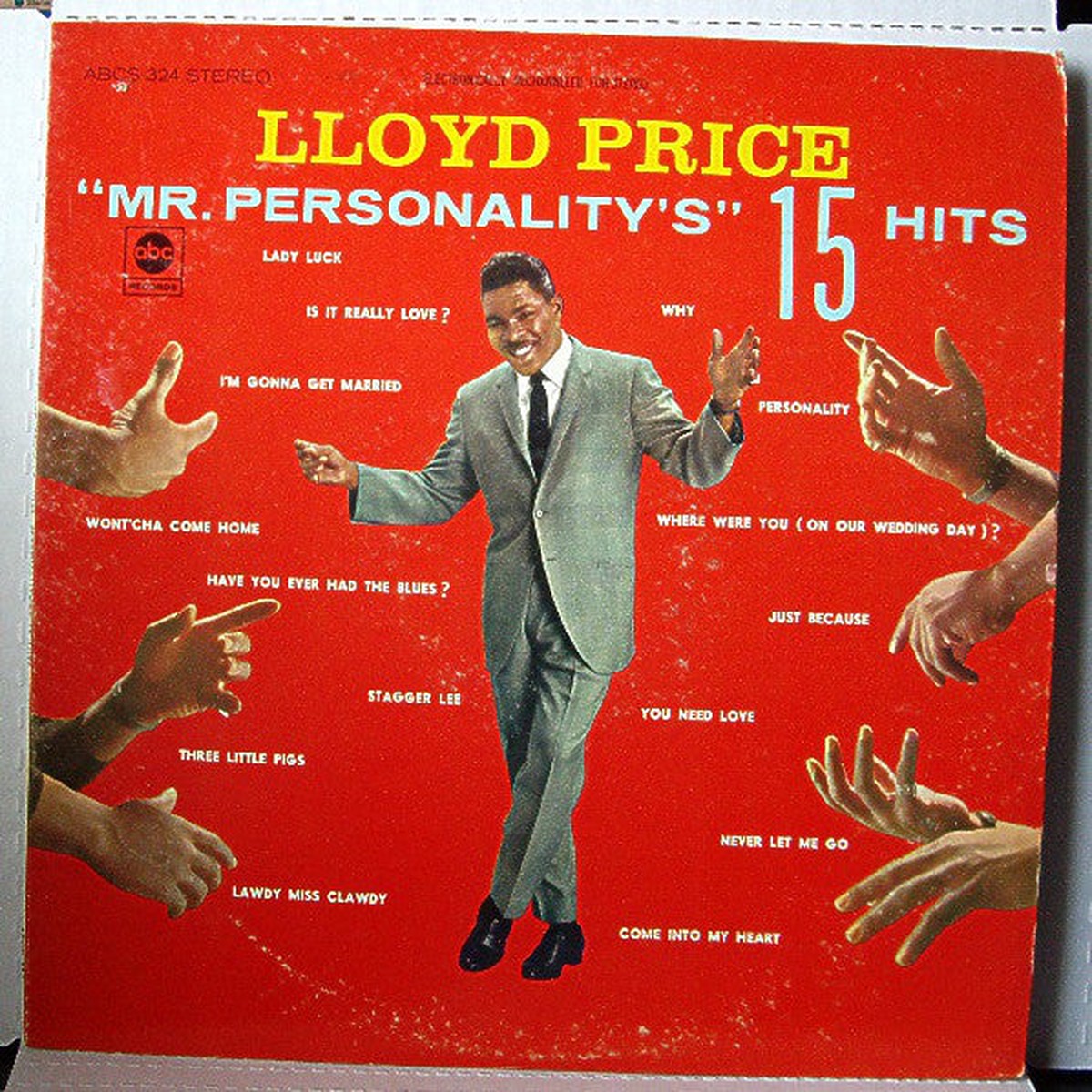 Price, Lloyd - "Mr Personality's" 15 Big Hits (Vinyl, VG+)