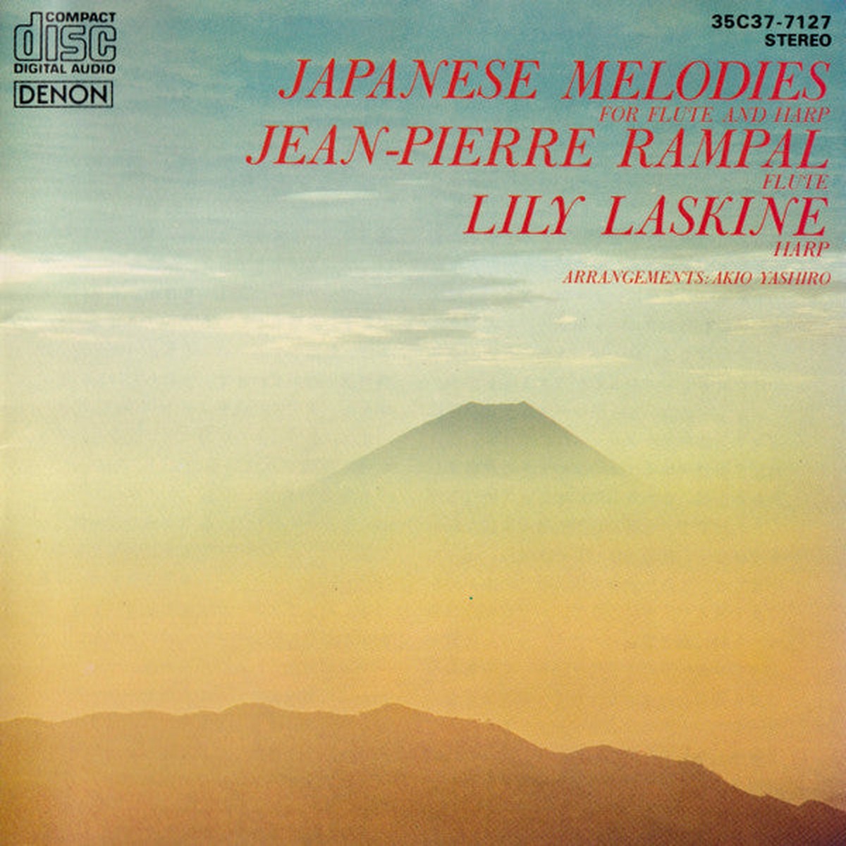 Rampal, Jean-Pierre And Lily Laskine - Japanese Melodies For Flute And Harp (CD, VG+)