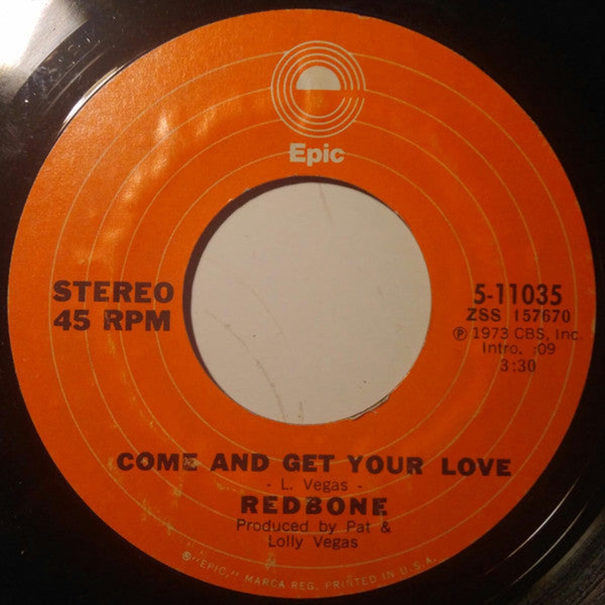 Redbone - Come And Get Your Love (Vinyl, VG) (45)