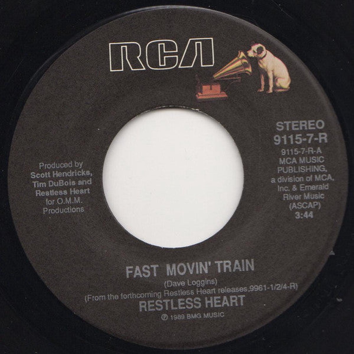 Restless Heart - Fast Movin' Train (VG+)