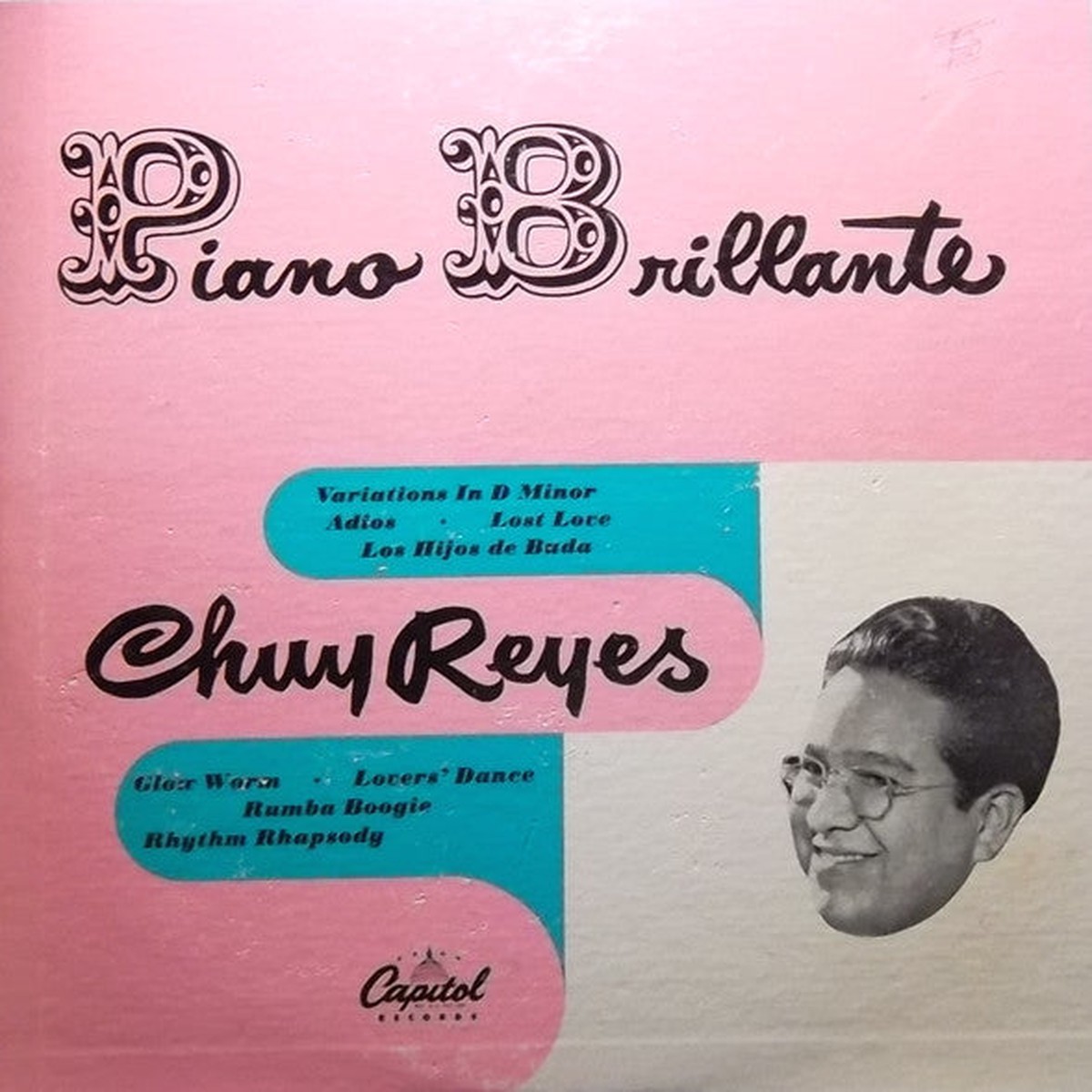 Reyes, Chuy - Piano Brillante (Vinyl, G+)