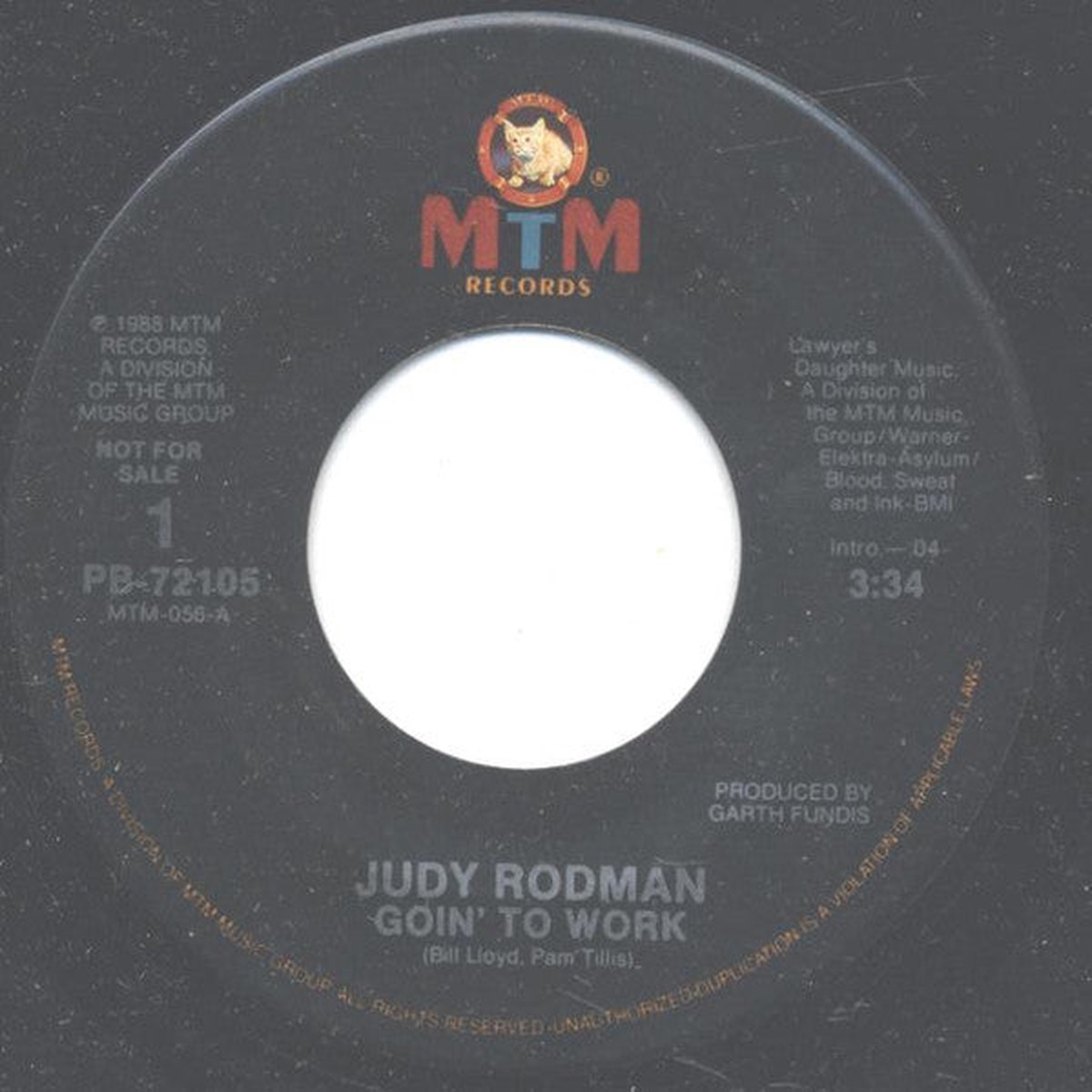 Rodman, Judy - Goin' To Work (VG+)