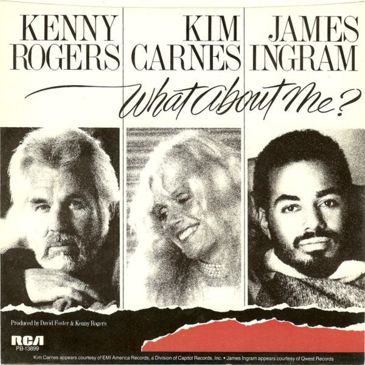 Rogers, Kenny With Kim Carnes And James Ingram - What About Me? (VG)