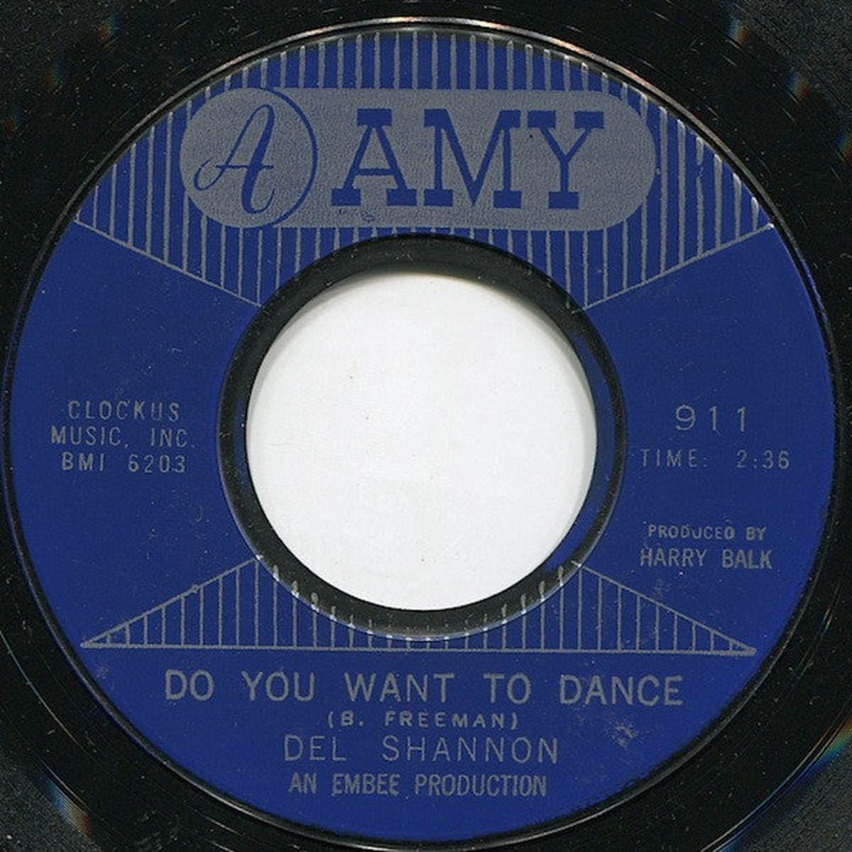 Shannon, Del - Do You Want To Dance (Vinyl, VG+) (45)