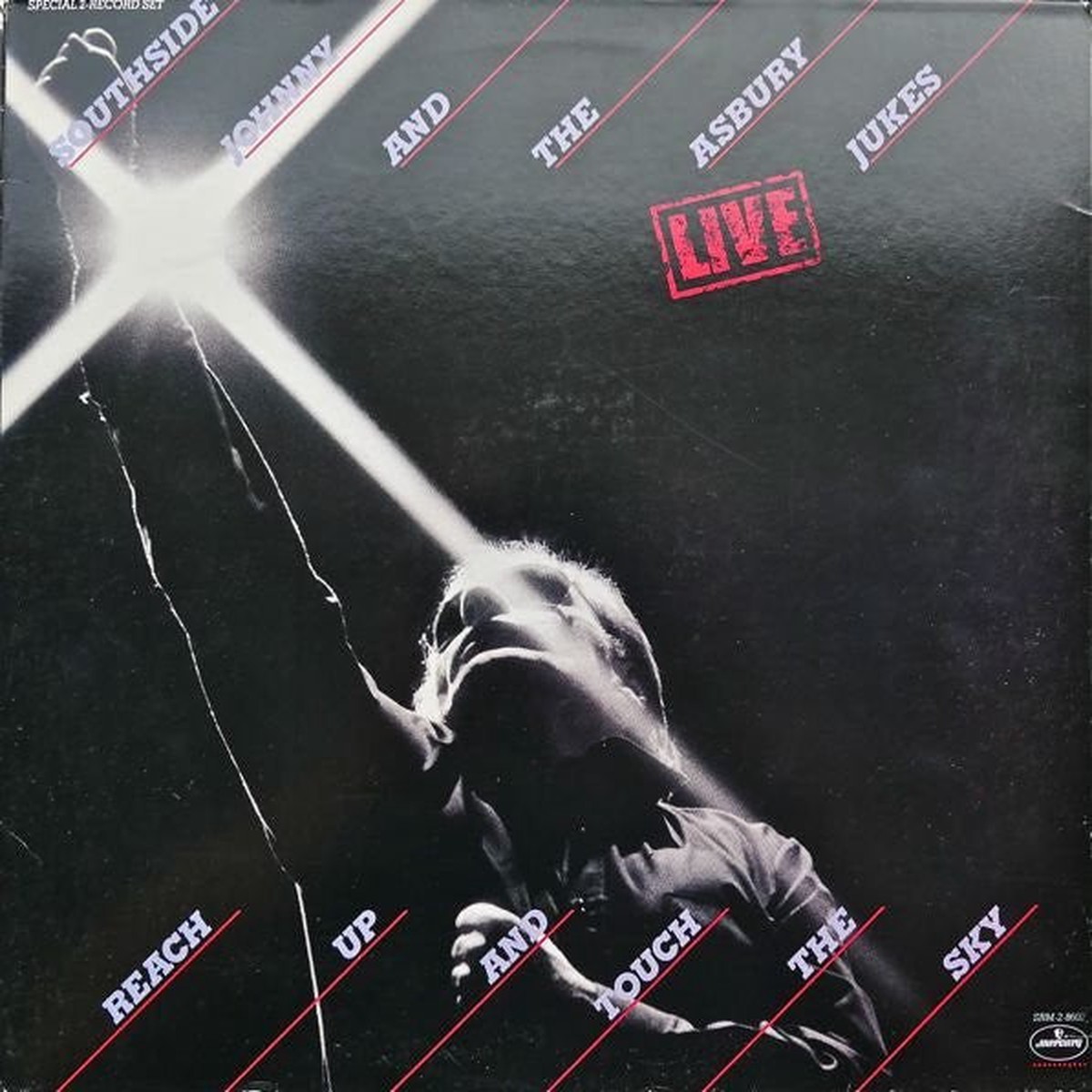 Southside Johnny And The Asbury Jukes - Live : Reach Up And Touch The Sky (Vinyl, VG+)
